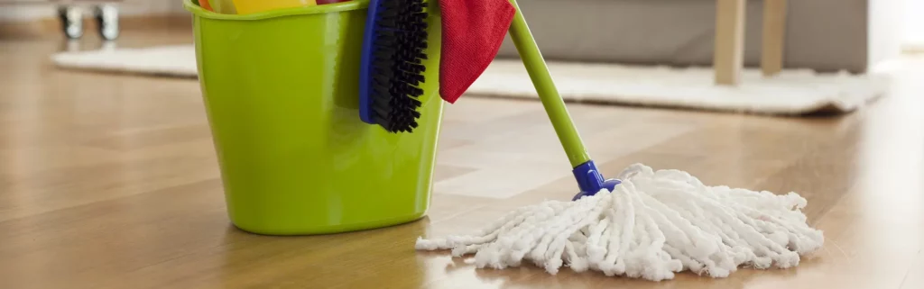 mop, bucket