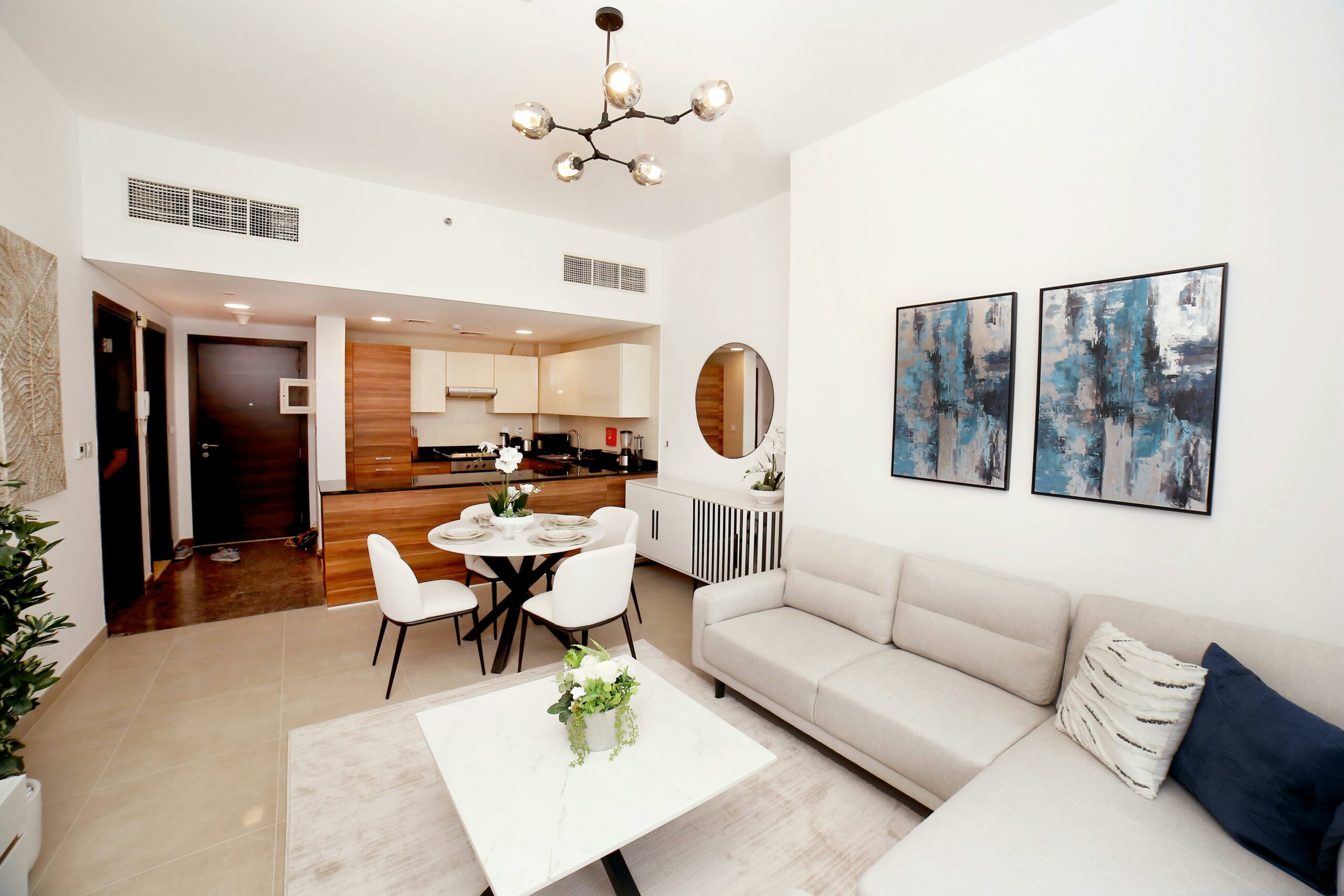 Burlington House Cleaning, Gorgeous Condo living room, super clean and fresh.