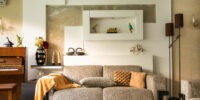 modern clean living room