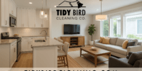 How can you keep your kitchen smelling fresh—especially in a home where the kitchen connects to the living room - tidybirdcleaning