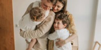 Happy Family in a clean home - tidybirdcleaning