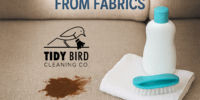 Remove CHocolate Stains from fabric. - tidybirdcleaning