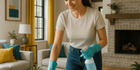 book house cleaner, housekeeper near me - tidybirdcleaning